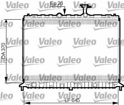 Valeo 735501 Radiator, engine cooling 735501