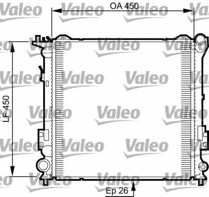Valeo 735504 Radiator, engine cooling 735504
