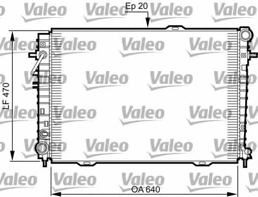 Valeo 735507 Radiator, engine cooling 735507