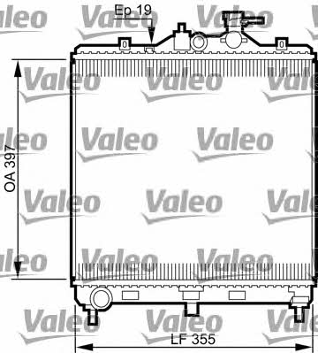 Valeo 735522 Radiator, engine cooling 735522