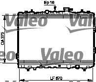 Valeo 735525 Radiator, engine cooling 735525