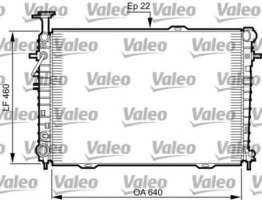 Valeo 735542 Radiator, engine cooling 735542