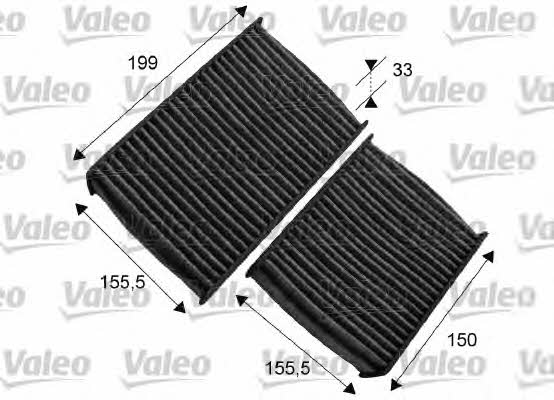 Valeo 715557 Activated Carbon Cabin Filter 715557