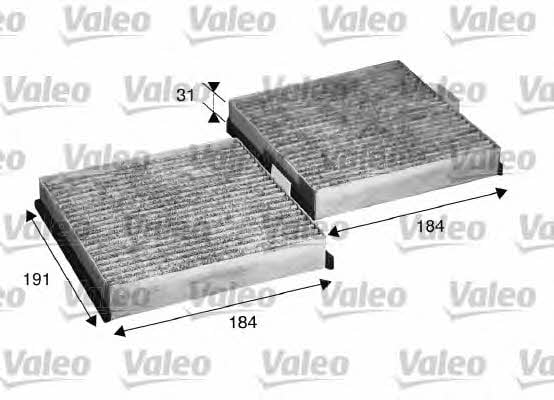 Valeo 715568 Activated Carbon Cabin Filter 715568