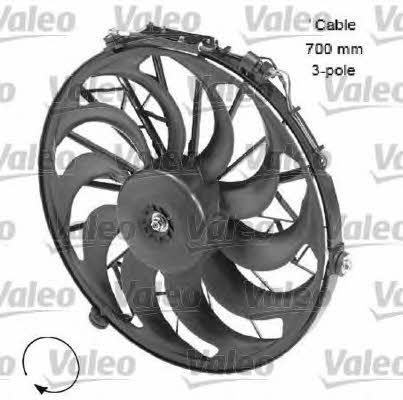 Valeo 696058 Hub, engine cooling fan wheel 696058