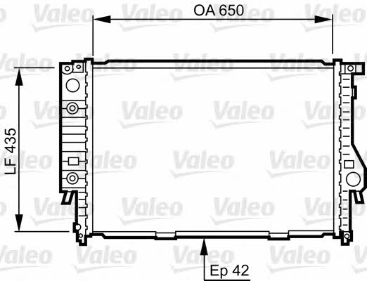 Valeo 732099 Radiator, engine cooling 732099