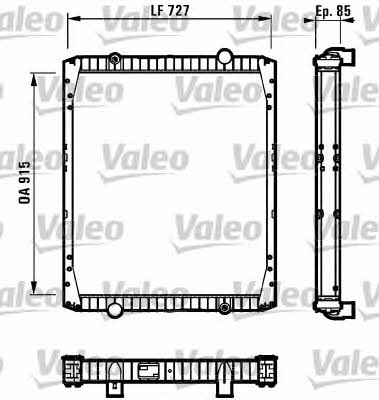  732337 Radiator, engine cooling 732337