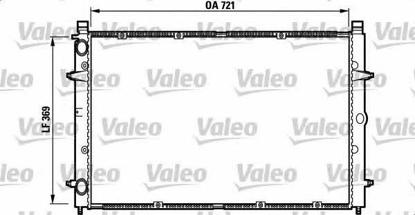 Valeo 732397 Radiator, engine cooling 732397