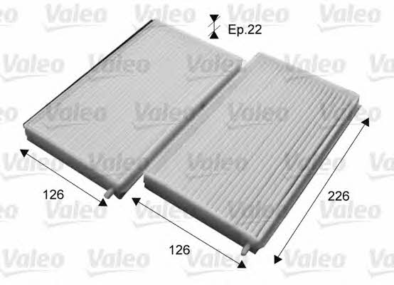Valeo 715657 Filter, interior air 715657