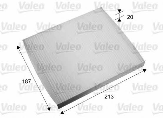 Valeo 715668 Filter, interior air 715668