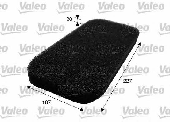 Valeo 716001 Filter, interior air 716001