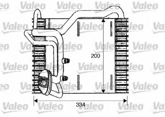 Valeo 817087 Air conditioner evaporator 817087