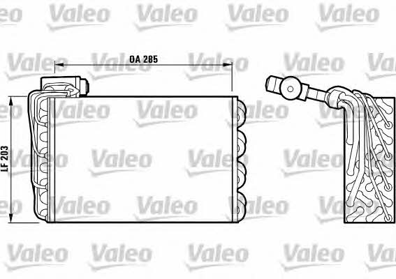 Valeo 817094 Air conditioner evaporator 817094