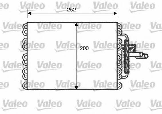 Valeo 817219 Air conditioner evaporator 817219