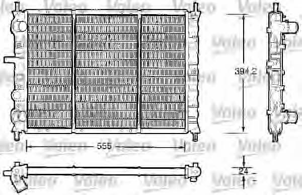 Valeo 732504 Radiator, engine cooling 732504