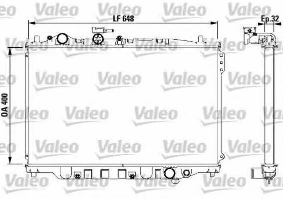 Valeo 732538 Radiator, engine cooling 732538