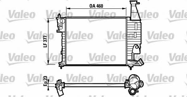 Valeo 732564 Radiator, engine cooling 732564