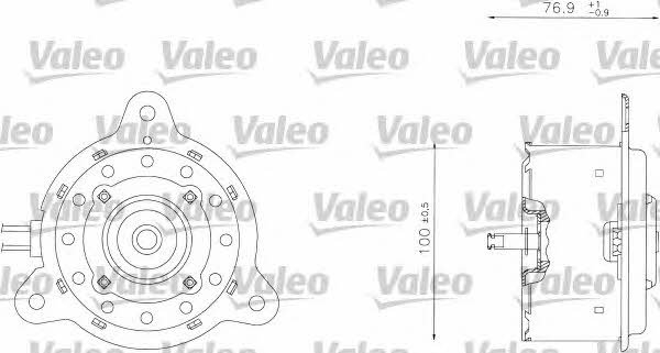 Valeo 698342 Radiator cooling fan motor 698342