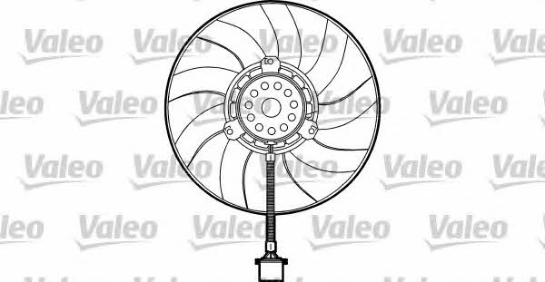 Valeo 698373 Hub, engine cooling fan wheel 698373