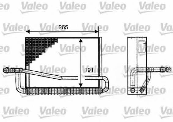 Valeo 817520 Air conditioner evaporator 817520