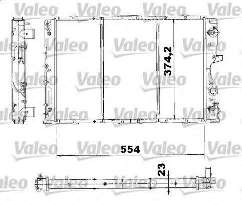 Valeo 732745 Radiator, engine cooling 732745
