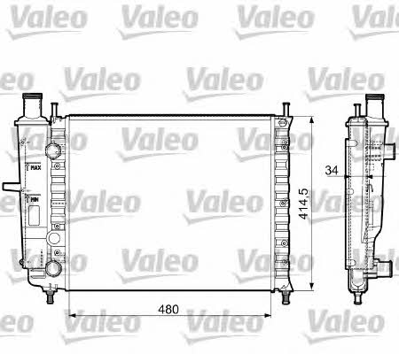 Valeo 732788 Radiator, engine cooling 732788