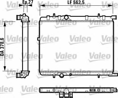 Valeo 732895 Radiator, engine cooling 732895