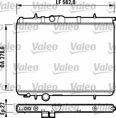 Valeo 732906 Radiator, engine cooling 732906