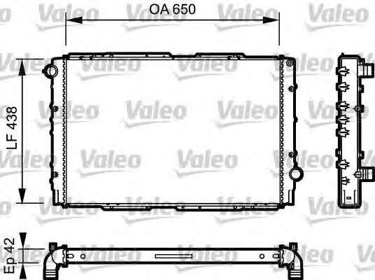 Valeo 732939 Radiator, engine cooling 732939