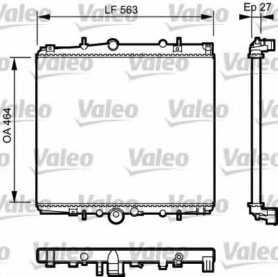 Valeo 732945 Radiator, engine cooling 732945