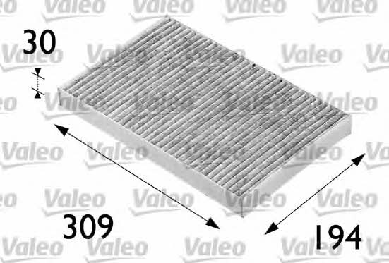 Valeo 698682 Activated Carbon Cabin Filter 698682