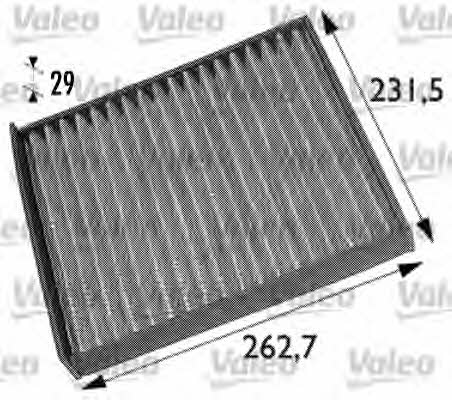 Valeo 698708 Activated Carbon Cabin Filter 698708