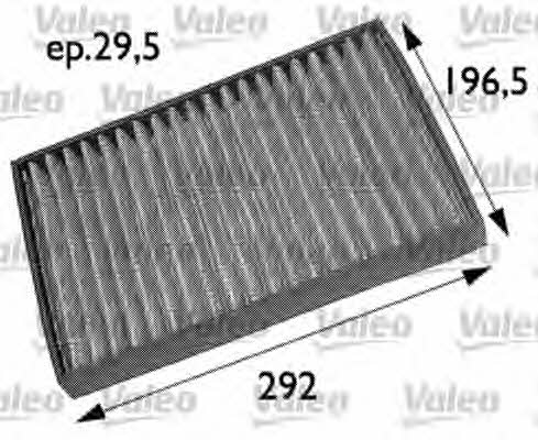 Valeo 698709 Activated Carbon Cabin Filter 698709