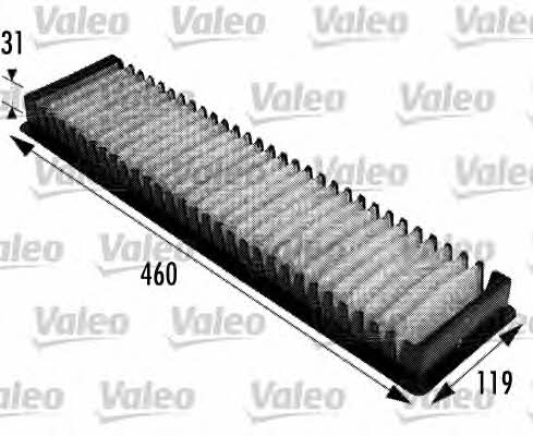 Valeo 698725 Activated Carbon Cabin Filter 698725
