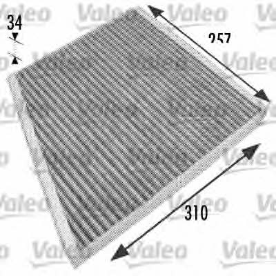 Valeo 698741 Activated Carbon Cabin Filter 698741