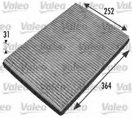 Valeo 698744 Activated Carbon Cabin Filter 698744