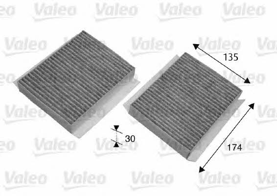 Valeo 698747 Activated Carbon Cabin Filter 698747
