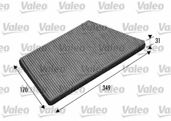 Valeo 698749 Activated Carbon Cabin Filter 698749