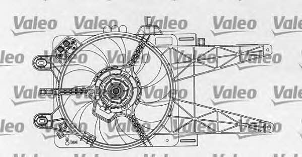 Valeo 698763 Radiator cooling fan motor 698763