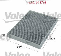 Valeo 698768 Activated Carbon Cabin Filter 698768