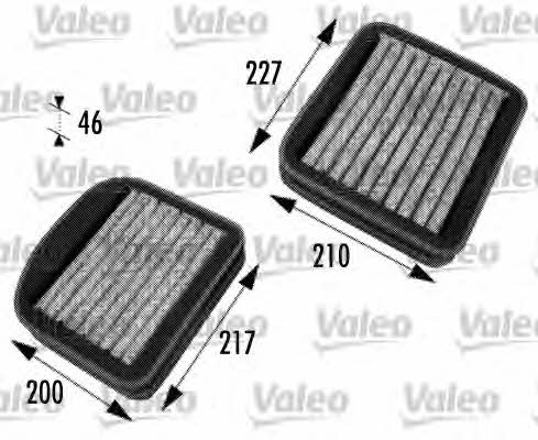 Valeo 698772 Activated Carbon Cabin Filter 698772