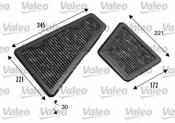 Valeo 698793 Activated Carbon Cabin Filter 698793