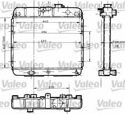 Valeo 730061 Radiator, engine cooling 730061