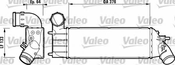 Valeo 817650 Intercooler, charger 817650