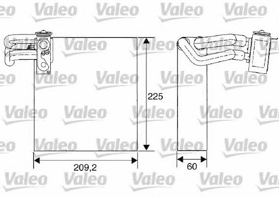 Valeo 817680 Air conditioner evaporator 817680