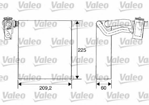 Valeo 817681 Air conditioner evaporator 817681