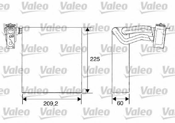 Valeo 817683 Air conditioner evaporator 817683