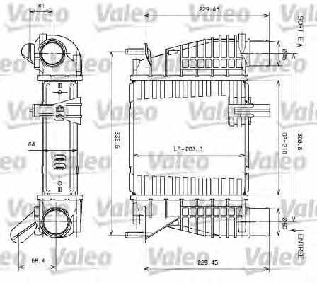 Valeo 817699 Intercooler, charger 817699