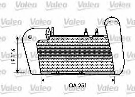 Valeo 817761 Intercooler, charger 817761