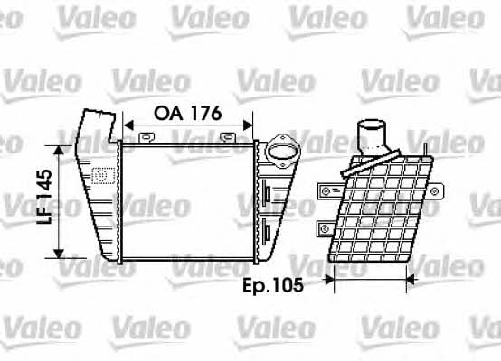 Valeo 817765 Intercooler, charger 817765